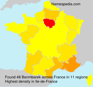 Surname Benmbarek in France