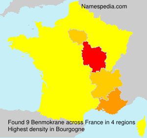 Surname Benmokrane in France Surname Benmokrane in France