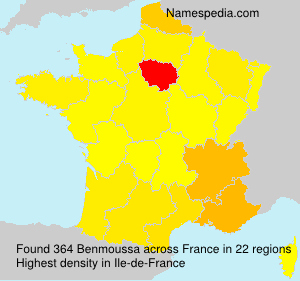 Surname Benmoussa in France Surname Benmoussa in France