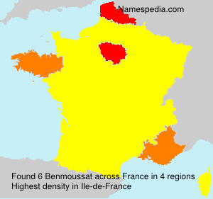 Surname Benmoussat in France Surname Benmoussat in France