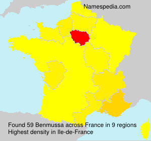 Surname Benmussa in France Surname Benmussa in France