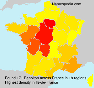 Surname Benoiton in France Surname Benoiton in France