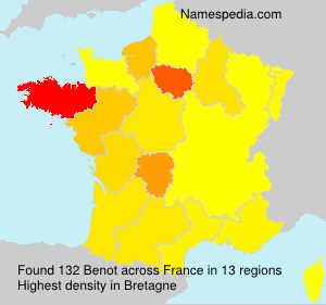 Surname Benot in France Surname Benot in France
