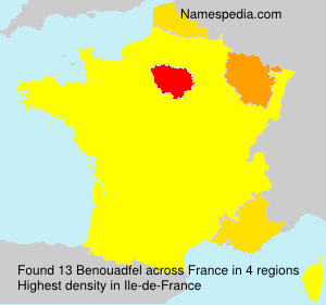 Surname Benouadfel in France Surname Benouadfel in France