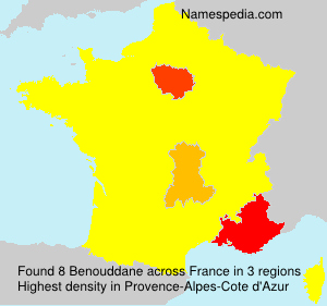 Surname Benouddane in France Surname Benouddane in France