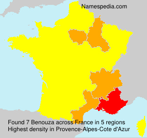 Surname Benouza in France Surname Benouza in France