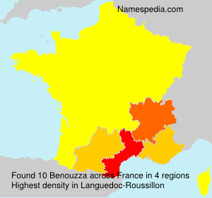 Surname Benouzza in France Surname Benouzza in France
