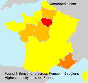 Surname Bensenane in France Surname Bensenane in France