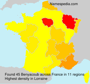 Surname Benyacoub in France Surname Benyacoub in France