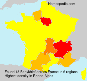 Surname Benykhlef in France Surname Benykhlef in France