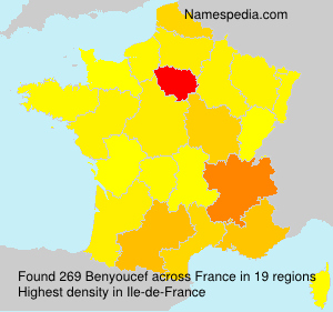 Surname Benyoucef in France Surname Benyoucef in France