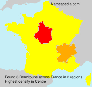 Surname Benzitoune in France Surname Benzitoune in France