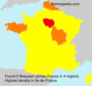 Surname Bequaert in France Surname Bequaert in France