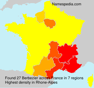 Surname Berbezier in France Surname Berbezier in France