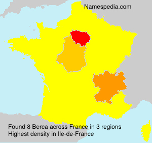 Surname Berca in France Surname Berca in France