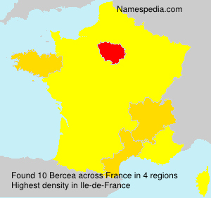 Surname Bercea in France Surname Bercea in France