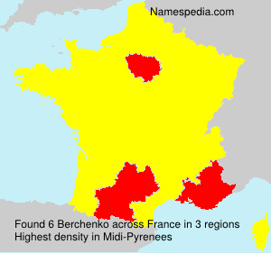 Surname Berchenko in France Surname Berchenko in France