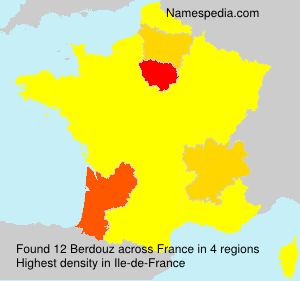 Surname Berdouz in France