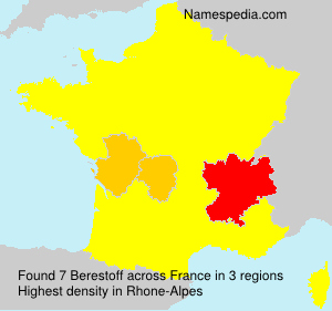 Surname Berestoff in France Surname Berestoff in France