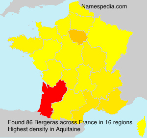 Surname Bergeras in France Surname Bergeras in France