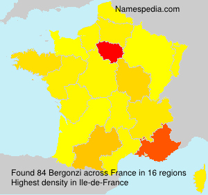 Surname Bergonzi in France Surname Bergonzi in France