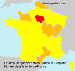 Surname Bergonzini in France Surname Bergonzini in France
