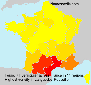Surname Beringuier in France Surname Beringuier in France