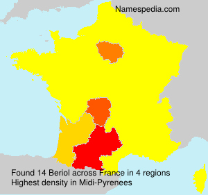Surname Beriol in France Surname Beriol in France