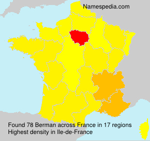 Surname Berman in France Surname Berman in France