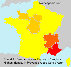 Surname Bermant in France Surname Bermant in France