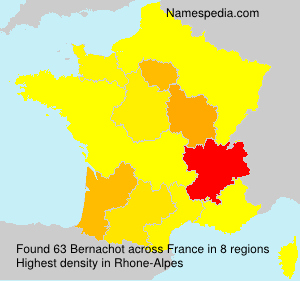 Surname Bernachot in France Surname Bernachot in France