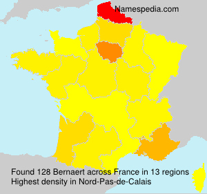Surname Bernaert in France Surname Bernaert in France