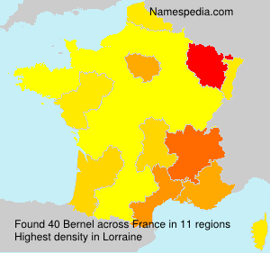 Surname Bernel in France Surname Bernel in France