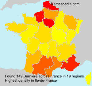 Surname Berniere in France Surname Berniere in France
