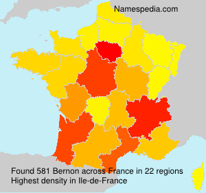 Surname Bernon in France Surname Bernon in France