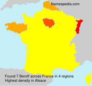 Surname Beroff in France Surname Beroff in France