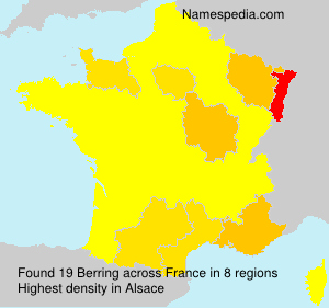 Surname Berring in France Surname Berring in France