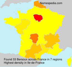 Surname Bersoux in France Surname Bersoux in France