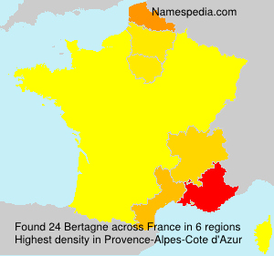 Surname Bertagne in France Surname Bertagne in France