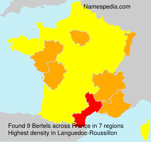 Surname Bertels in France Surname Bertels in France
