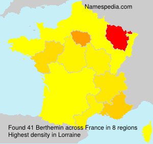Surname Berthemin in France Surname Berthemin in France