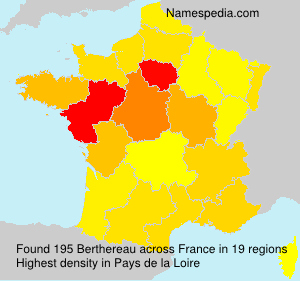 Surname Berthereau in France Surname Berthereau in France