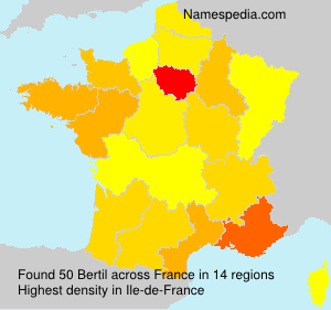 Surname Bertil in France Surname Bertil in France
