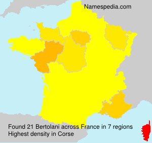 Surname Bertolani in France Surname Bertolani in France