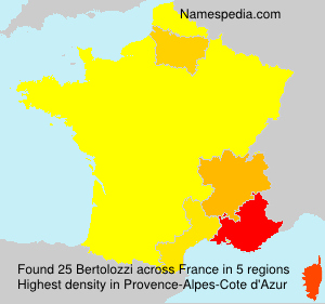 Surname Bertolozzi in France Surname Bertolozzi in France