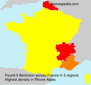 Surname Bertoncin in France Surname Bertoncin in France