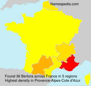 Surname Bertora in France Surname Bertora in France