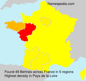 Surname Bertrais in France Surname Bertrais in France