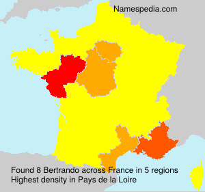Surname Bertrando in France Surname Bertrando in France