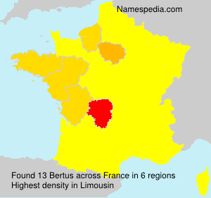 Surname Bertus in France Surname Bertus in France